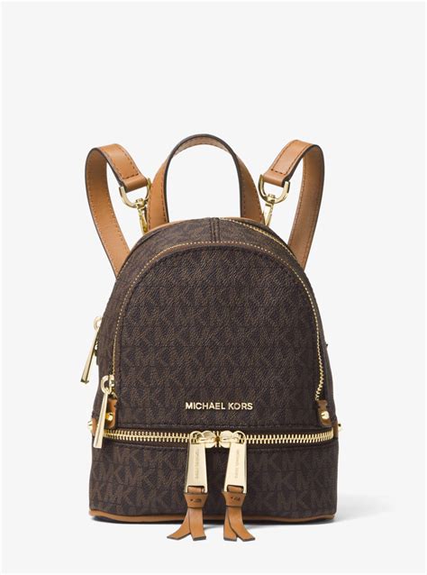 michael kors backpack borwn|michael kors small backpacks women.